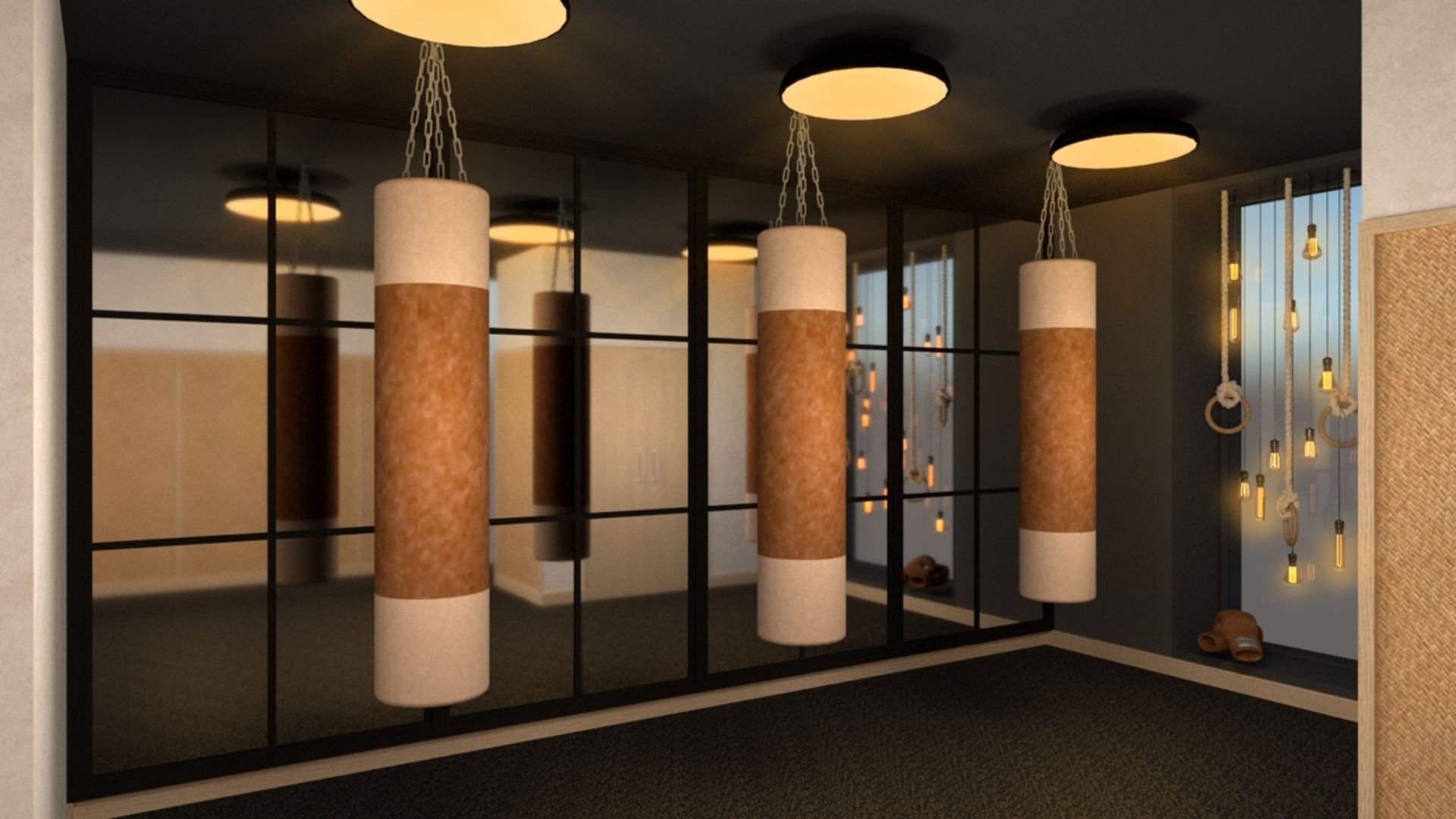 Coast Premium Ltd boxing studio concept render